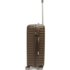 Trolley medio marrone in ABS Romeo Gigli