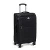 Trolley medio nero in tessuto Valigie Romeo Gigli