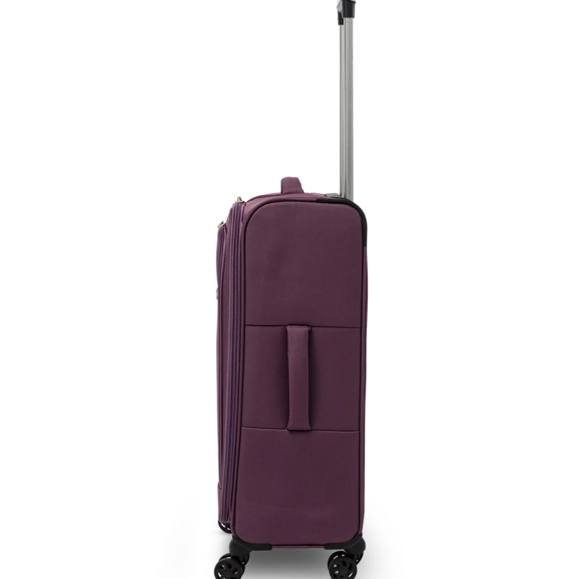 Trolley medio viola in tessuto Romeo Gigli