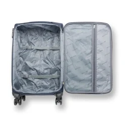 Trolley piccolo blu in tessuto Govago