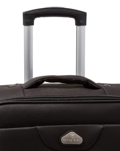 Trolley piccolo nero in tessuto Valigie Romeo Gigli