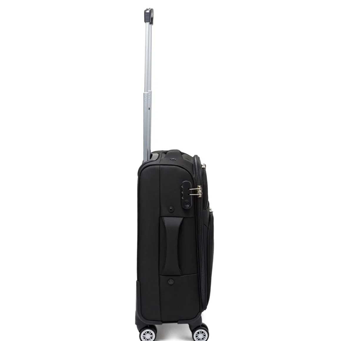Trolley piccolo nero in tessuto Govago