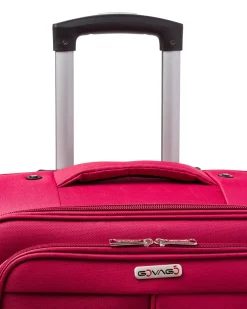 Trolley piccolo rosso in tessuto Govago