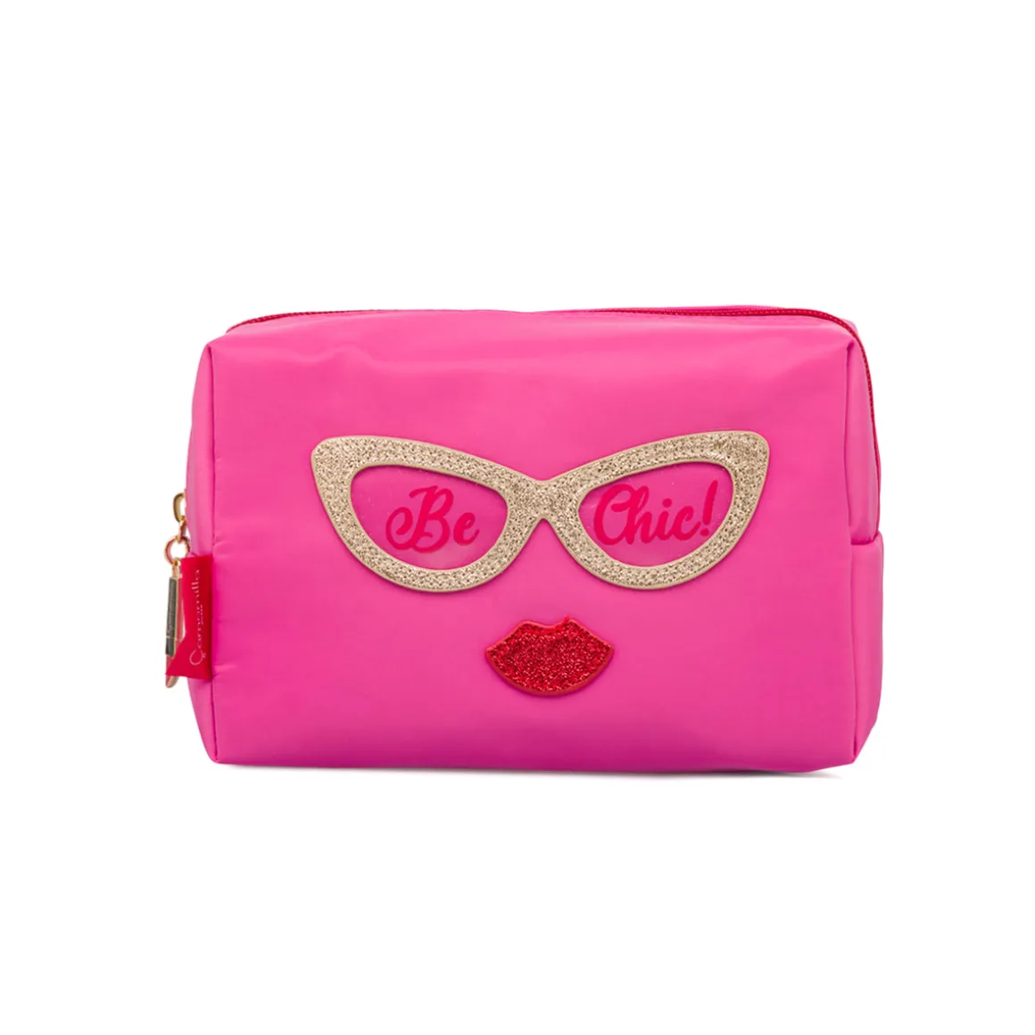 Trousse Fucsia da donna con dettagli glitter Camomilla Milano