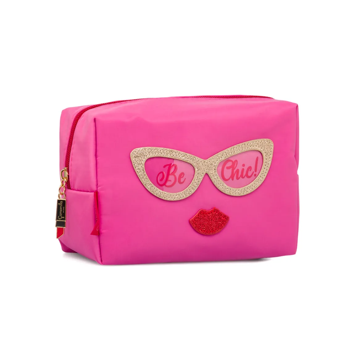 Trousse Fucsia da donna con dettagli glitter Camomilla Milano