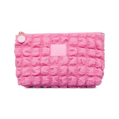 Trousse porta oggetti rosa da donna con logo Camomilla Milano