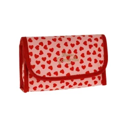 Trousse Rosa Cuori da Donna con specchio Camomilla Milano