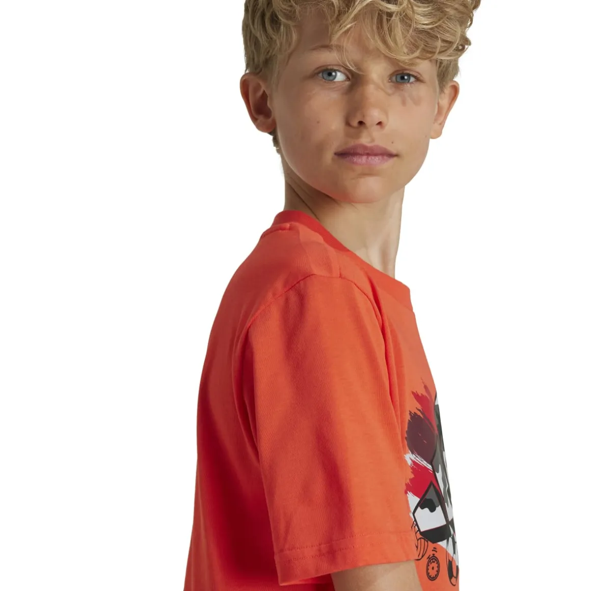 T-shirt bambino arancione Training Graphic Junior adidas