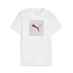 T-shirt bianca da Ragazzo con logo GRAPHIC Box Tee Puma
