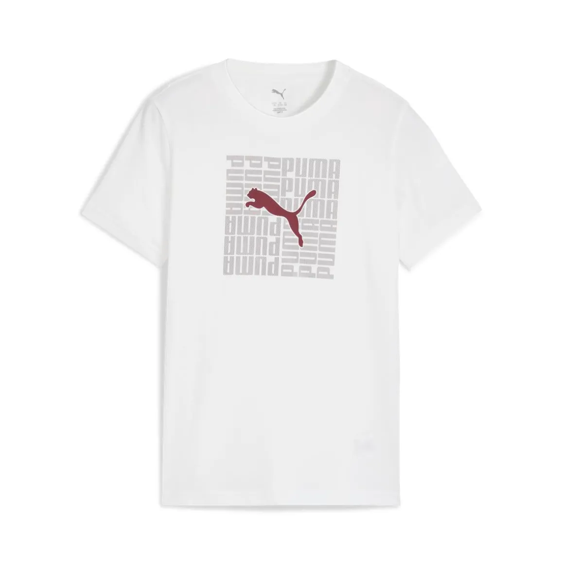 T-shirt bianca da Ragazzo con logo GRAPHIC Box Tee Puma