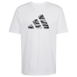 T-shirt Bianca da Uomo con logo camouflage JI6770 M adidas