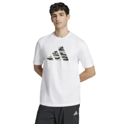 T-shirt Bianca da Uomo con logo camouflage JI6770 M adidas