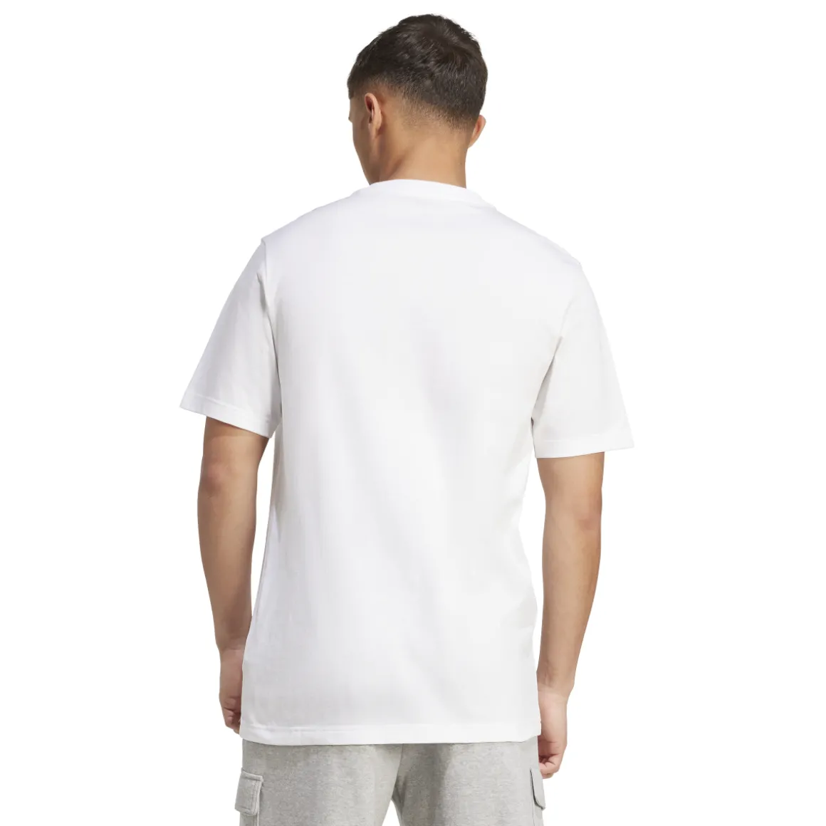T-shirt bianca da Uomo con logo adidas M CAMO LOGO T