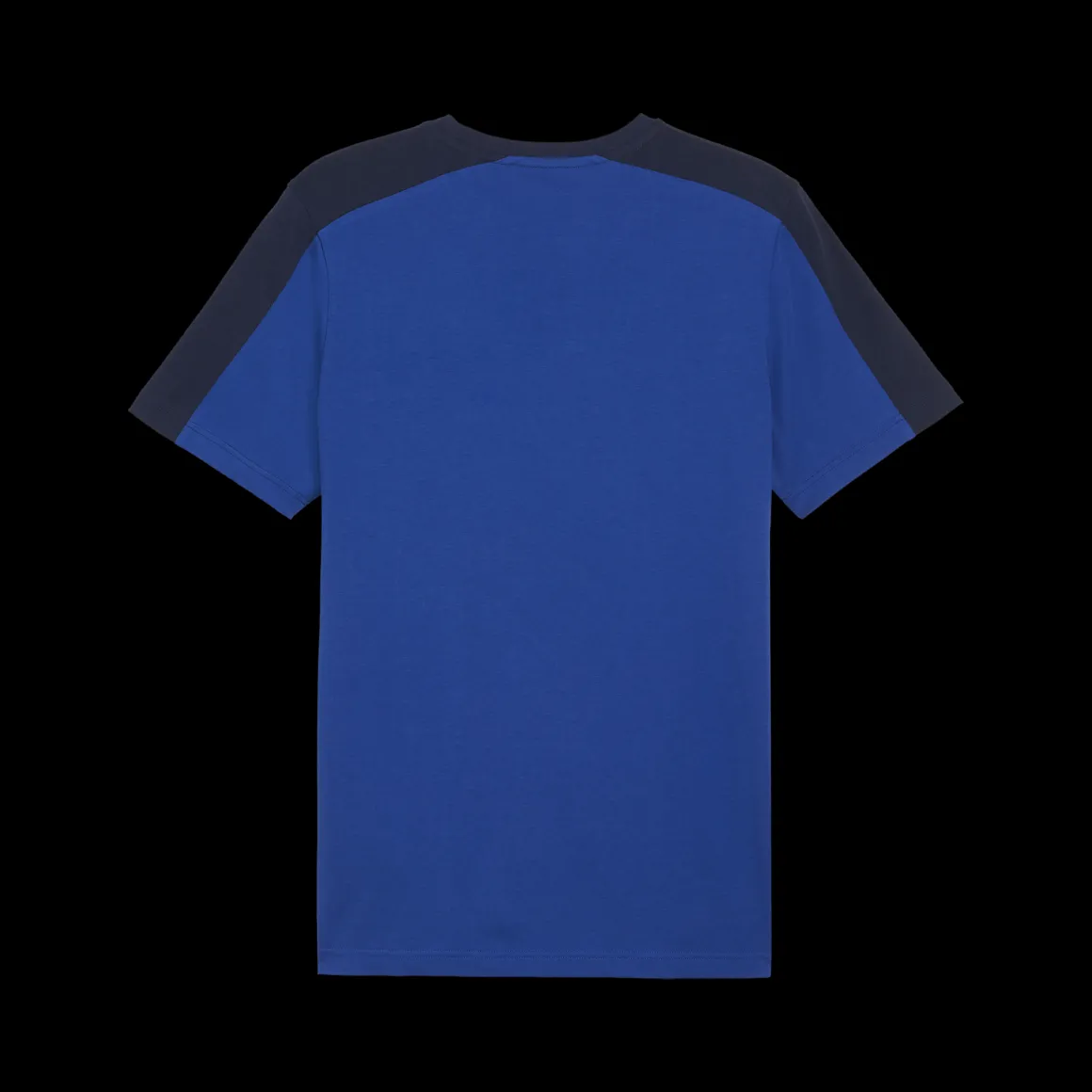 T-shirt blu da uomo con logo sul petto Puma Essentials Block x Tape