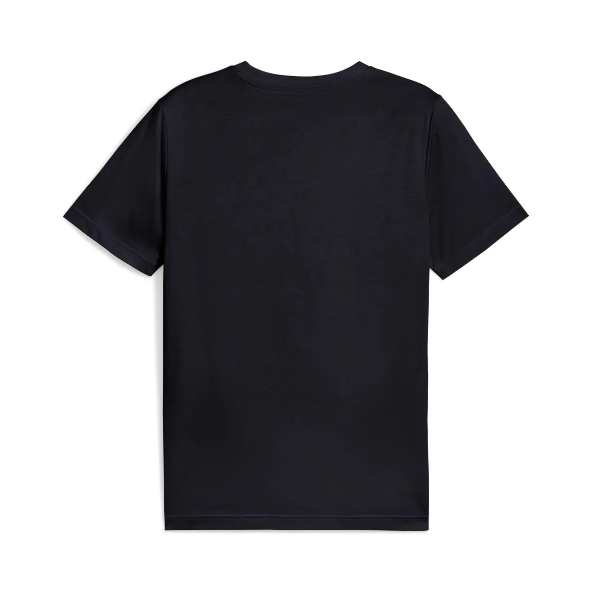 T-shirt blu da Uomo con logo frontale giallo Puma ESS No. 1