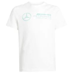 T-shirt da Bambino bianca con logo adidas x Mercedes-AMG Petronas F1 Team