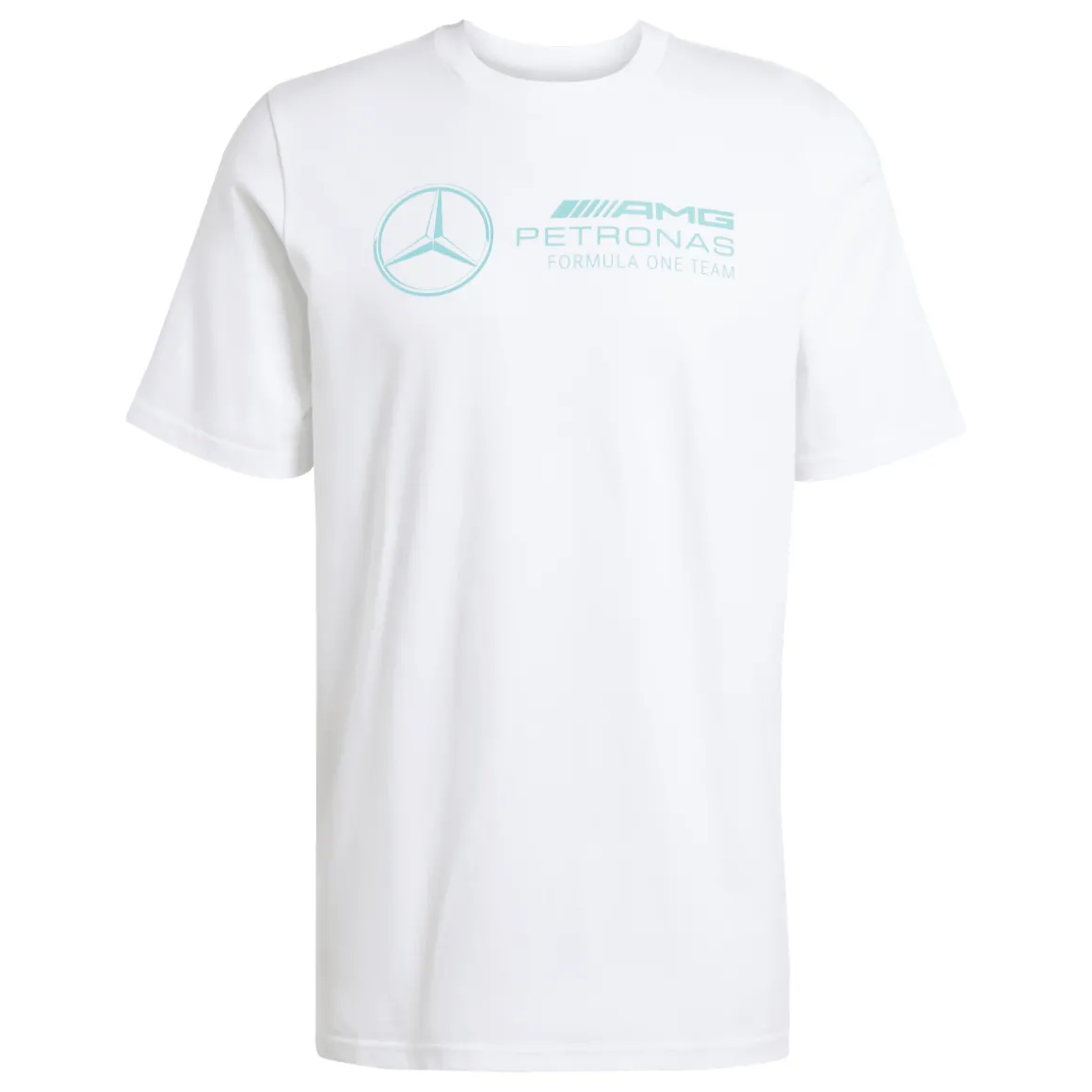 T-shirt da Uomo bianca con logo adidas x Mercedes-AMG Petronas F1 Team
