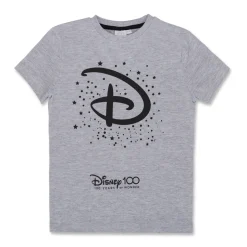 T-shirt grigia da bambina con stampa Disney
