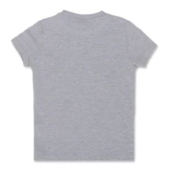 T-shirt grigia da bambino con logo e bandiera USA Nasa