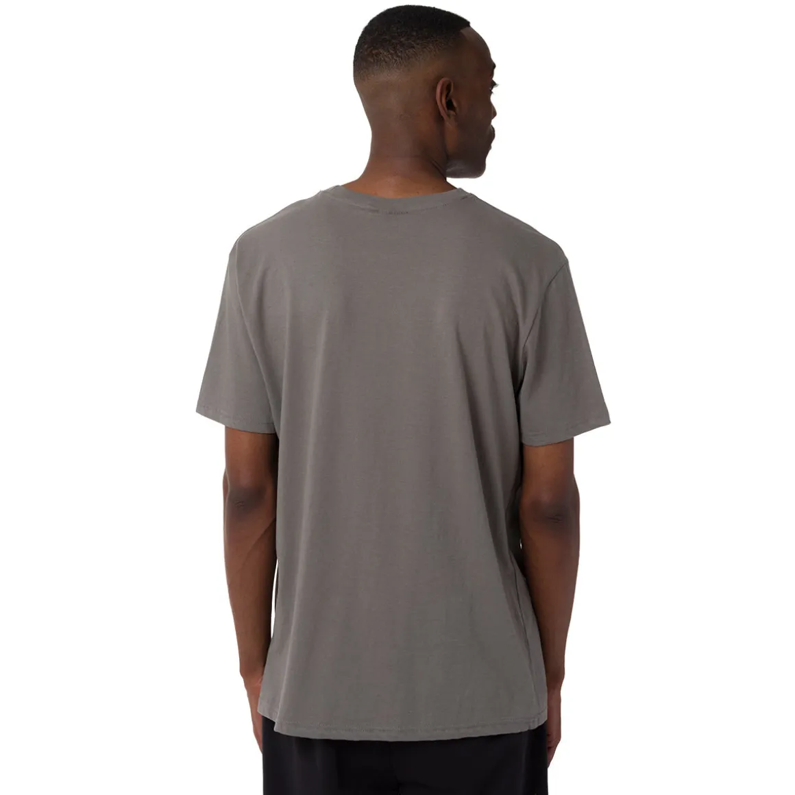 T-shirt Grigia da Uomo in Cotone con stampa Brooklyn Nets NBA