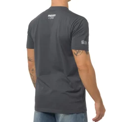 T-shirt grigia in cotone da Uomo con stampa Ducati Corse