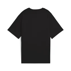 T-shirt nera da Donna con logo ESS GRAPHIC ANIMAL Puma