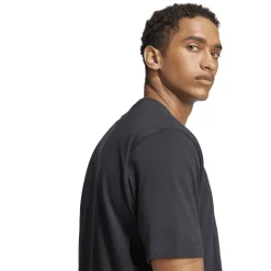 T-shirt nera da Uomo adidas M LIN SJ T