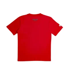 T-shirt rossa da Ragazzo in cotone con stampa Ducati Corse