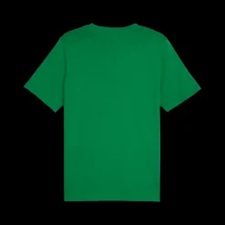T-shirt verde da uomo con stampa Puma Graphics