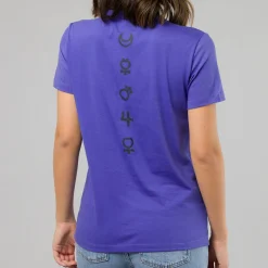 T-shirt Viola da Donna in cotone Anime Vintage Sailor Moon