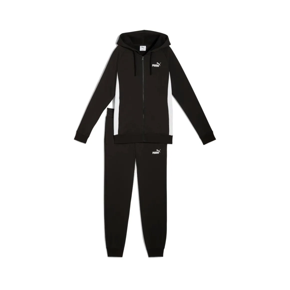 Tuta nera da Donna con cappuccio e full-zip FL Puma