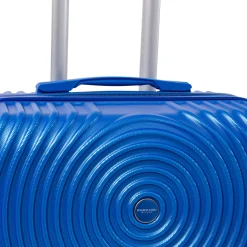 Valigia grande blu con ruote multidirezionali Romeo Gigli Milano