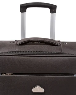Valigia Trolley medio Nero in tessuto Romeo Gigli