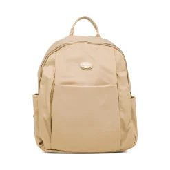 Zaino Beige da Donna effetto lucido con logo Swish Jeans