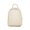Zaino bianco off-white da Donna con doppio scomprto Lora Ferres