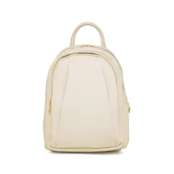 Zaino bianco off-white da Donna con doppio scomprto Lora Ferres