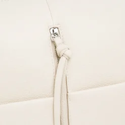 Zaino bianco off-white da Donna con logo in metallo Lora Ferres