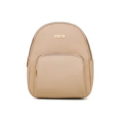 Zaino da donna nude con tasche e logo Lora Ferres