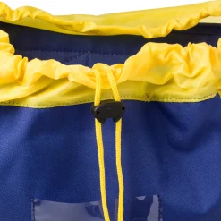Zaino da scuola blu con stampa Batman
