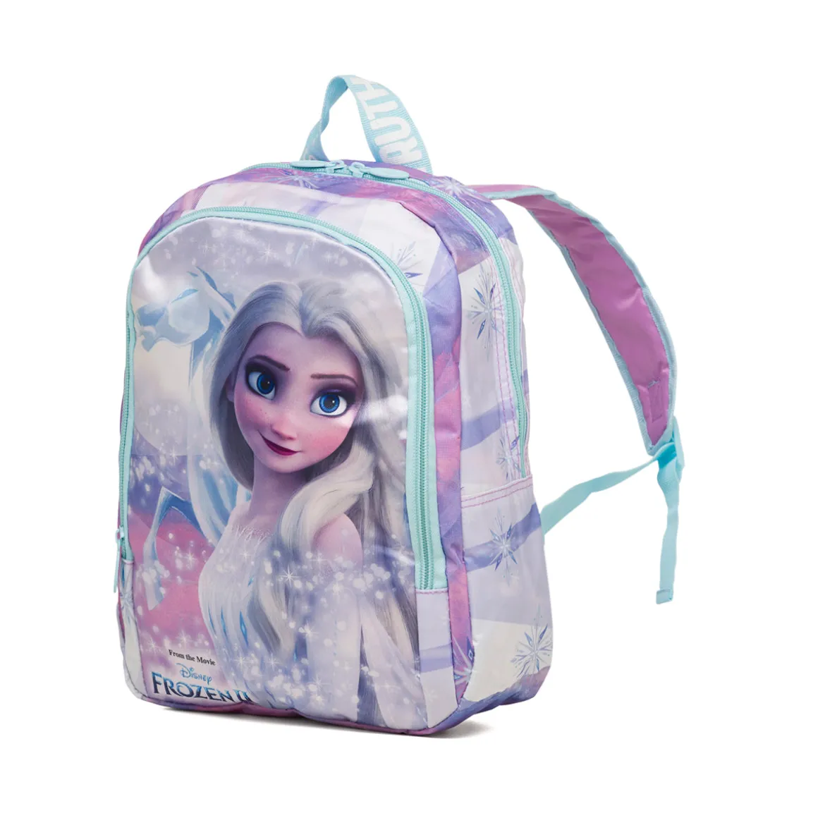 Zaino da scuola medio lilla con stampa Frozen