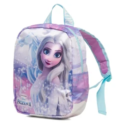Zaino da scuola piccolo lilla con stampa Frozen