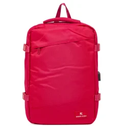 Zaino da Viaggio Bagaglio a Mano per Aereo Low Cost rosso Romeo Gigli