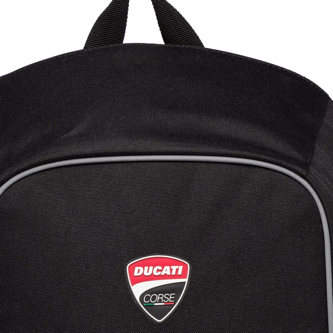 Zaino nero con badge Ducati Corse