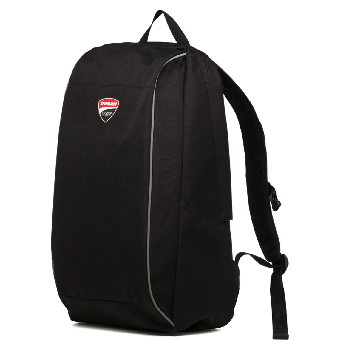 Zaino nero con badge Ducati Corse