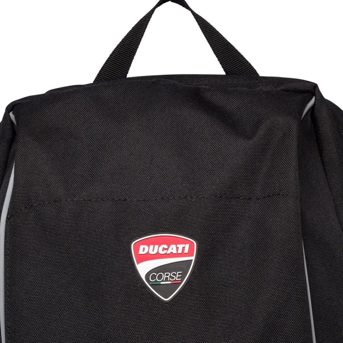 Zaino nero con badge Ducati Corse