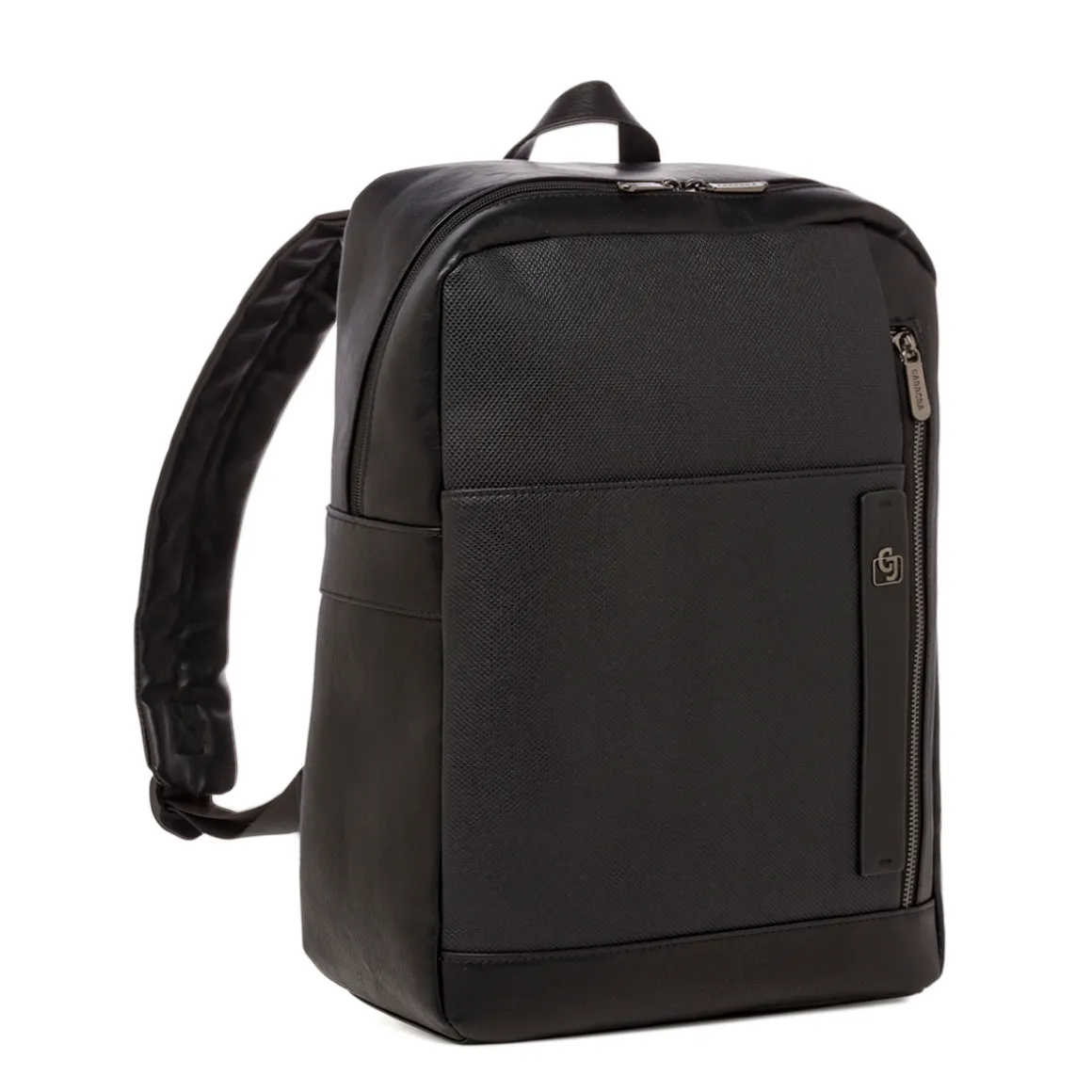 Zaino nero da Uomo con zip laterale Carrera