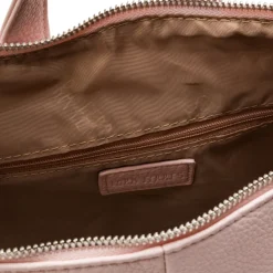 Zaino rosa da Donna con logo in metallo Lora Ferres