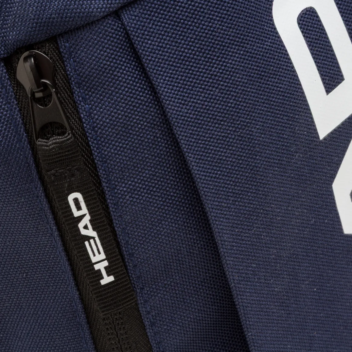 Zaino sportivo Unisex blu navy con tasca e logo bianco Head