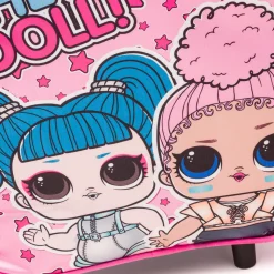 Zaino trolley da scuola rosa con stampa L.O.L. Surprise!