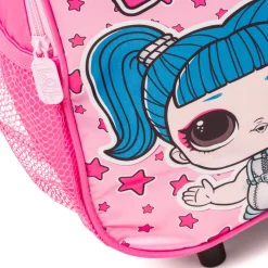 Zaino trolley da scuola rosa con stampa L.O.L. Surprise!